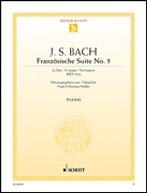 Bach, J.S. - French Suite No. 5 in G Major, BWV 816 [HL:49009207]