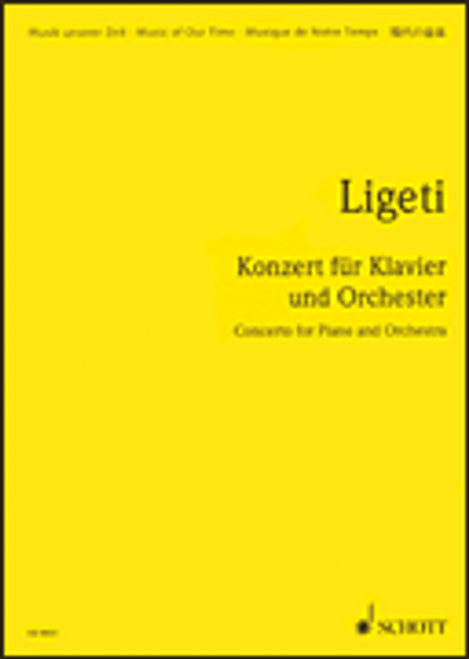 Ligeti, Concerto for Piano and Orchestra (1985-88) [HL:49013047]