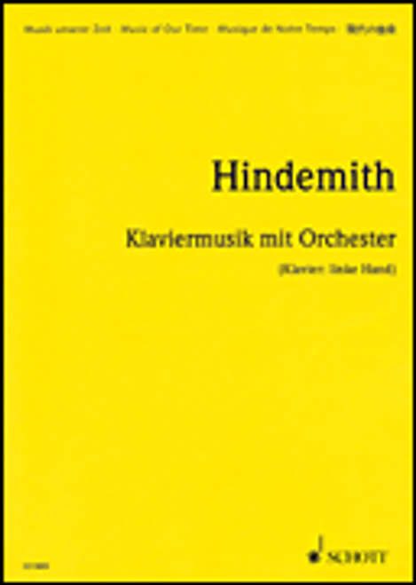 Hindemith, Klaviermusik mit Orchester, Op. 29 (1923) [HL:49013055]