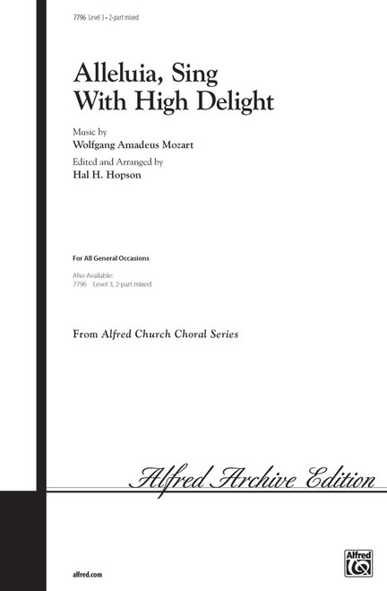 Alleluia, Sing with High Delight [Alf:00-7796]