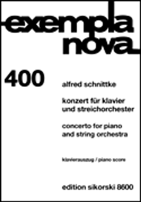 Schnittke, Concerto for Piano and String Orchestra [HL:50490172]