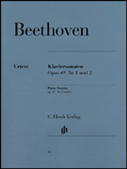 Beethoven, 2 Easy Piano Sonatas: No. 19 in G Minor Op. 49, No. 1 and No. 20 in G Major Op. 49, No. 2 [HL:51480056]