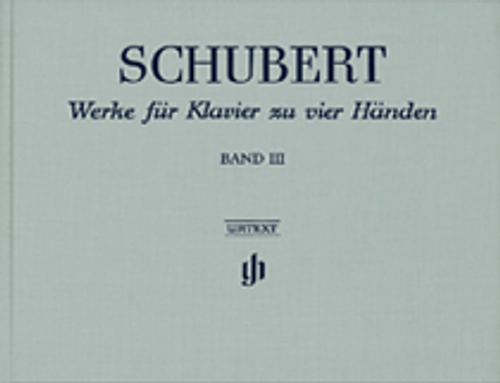 Schubert, Works for Piano Four-Hands - Volume III [HL:51480099]