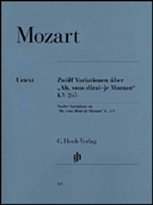 Mozart, 12 Variations on Ah Vous Dirai-Je, Maman K265 (300e) [HL:51480165]