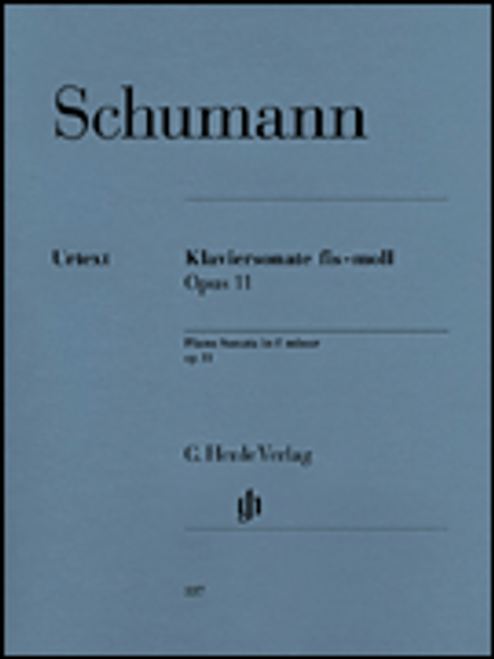 Schumann, Piano Sonata in F Sharp minor Op. 11 [HL:51480337]