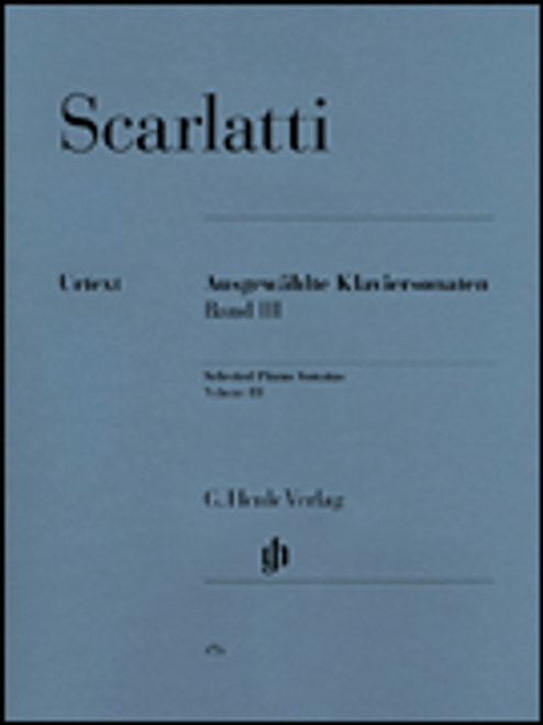 Scarlatti, Selected Piano Sonatas - Volume III [HL:51480476]