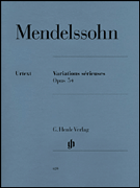 Mendelssohn, Variations Sérieuses, Op. 54 [HL:51480620]