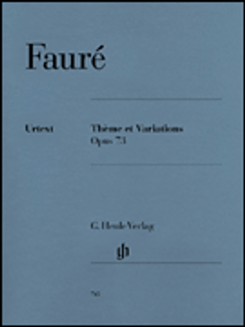 Faure, Thème et Variations Op. 73 [HL:51480745]