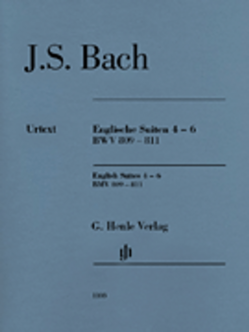 Bach, J.S. - English Suites 4-6 BWV 809-811 [HL:51481103]