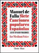 De Falla: 7 Canciones Populares Espanolas [HL:14010901]