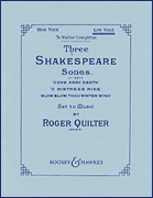Three Shakespeare Songs, Op. 6 [HL:48009288]