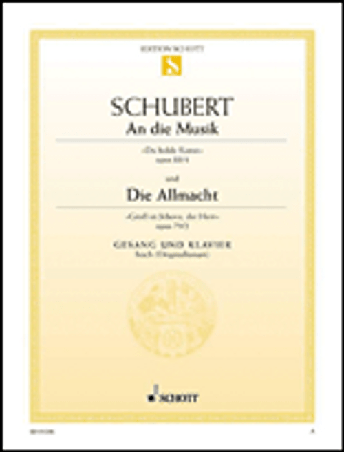 Schubert, An die Musik / Die Allmacht [HL:49008554]