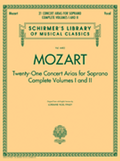 Mozart, Mozart - 21 Concert Arias for Soprano: Complete Volumes 1 and 2 [HL:50490350]