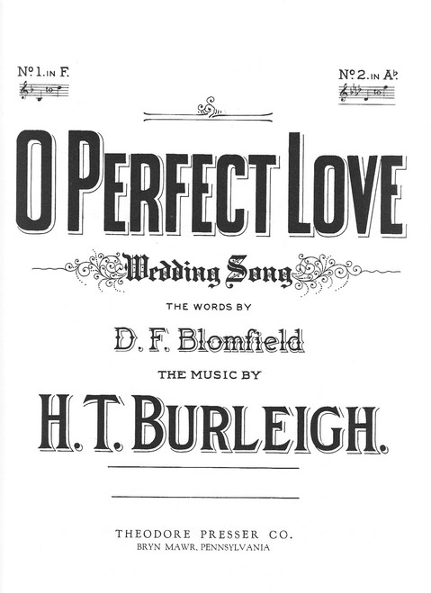 O Perfect Love [CF:111-12268]