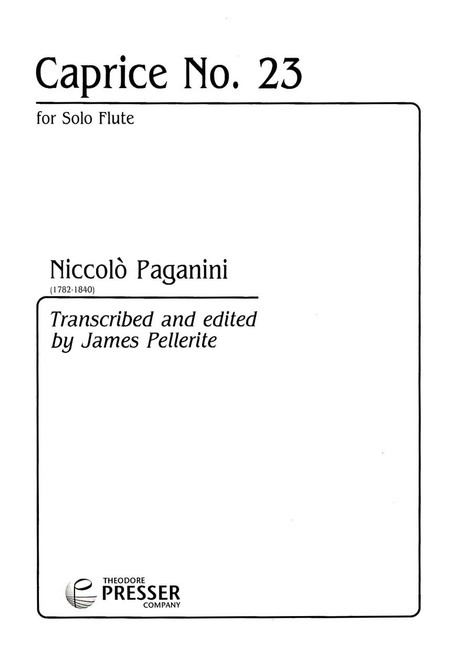Paganini, Caprice No. 23 [CF:114-40049]