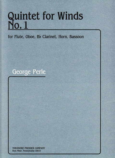 Perle, Quintet For Winds No.1 [CF:114-40150]