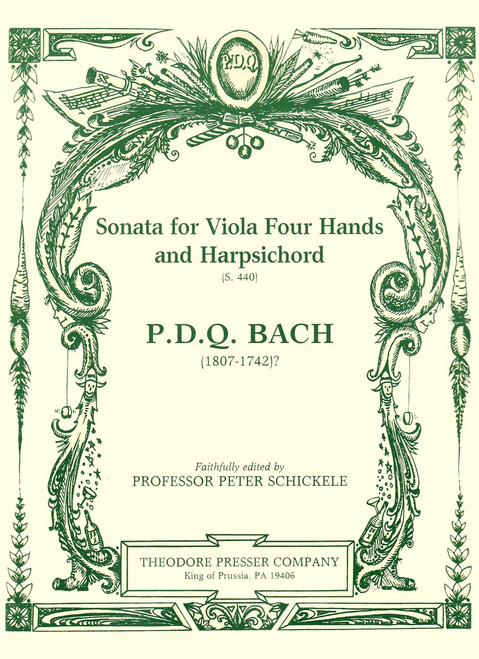 Bach, P.D.Q. - Sonata For Viola Four Hands And Harpsichord [CF:114-40166]