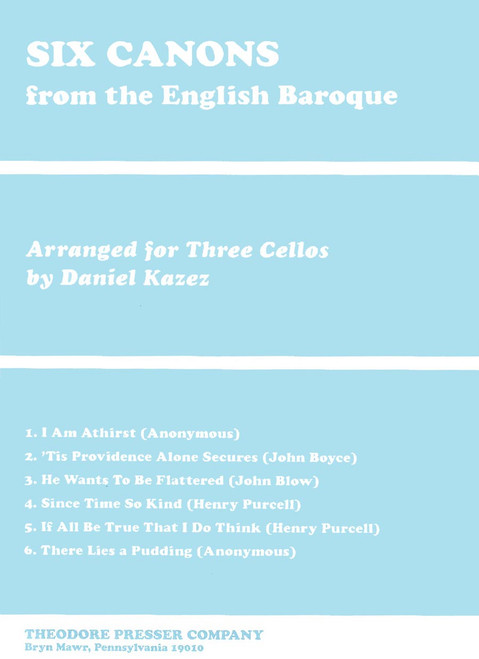 Six Canons From The English Baroque [CF:114-40628]