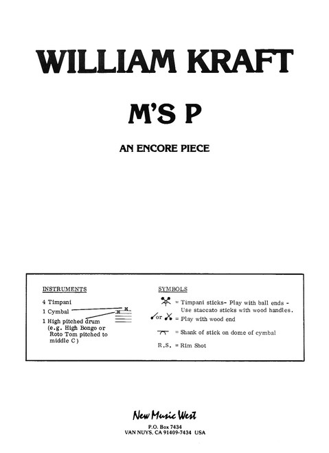 Kraft, M'S P [CF:114-40963]