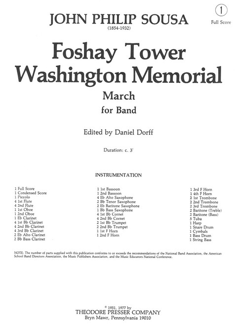 Sousa, Foshay Tower Washington Memorial [CF:115-40190F]