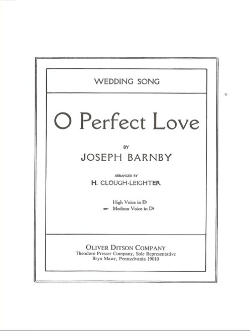 Barnby, O Perfect Love [CF:131-40068]
