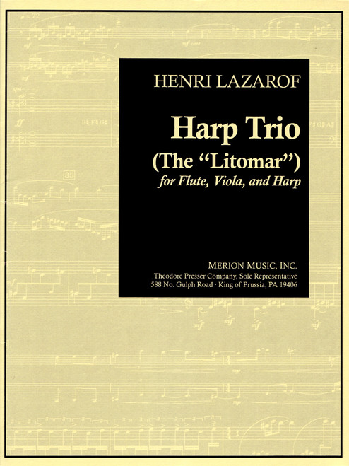 Lazarof, Harp Trio [CF:144-40478]