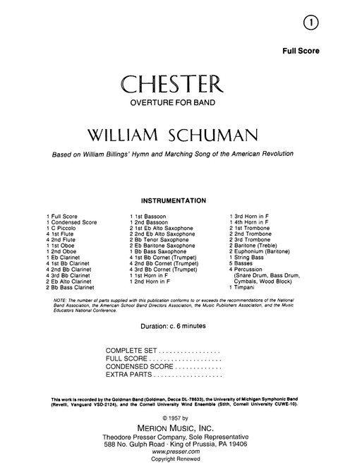 Schuman, Chester [CF:145-40000]