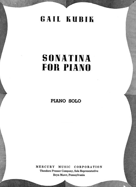 Kubik, Sonatina For Piano [CF:150-40000]