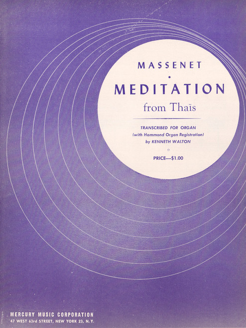 Massenet, Meditation [CF:153-00262]