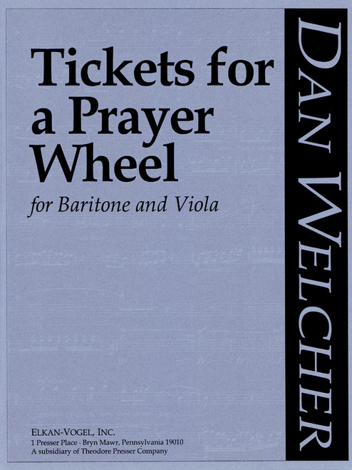 Welcher, Tickets For A Prayer Wheel [CF:161-00078]