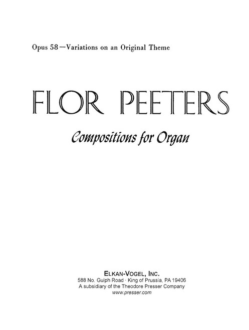 Peeters, Variations On An Original Theme [CF:163-00020]