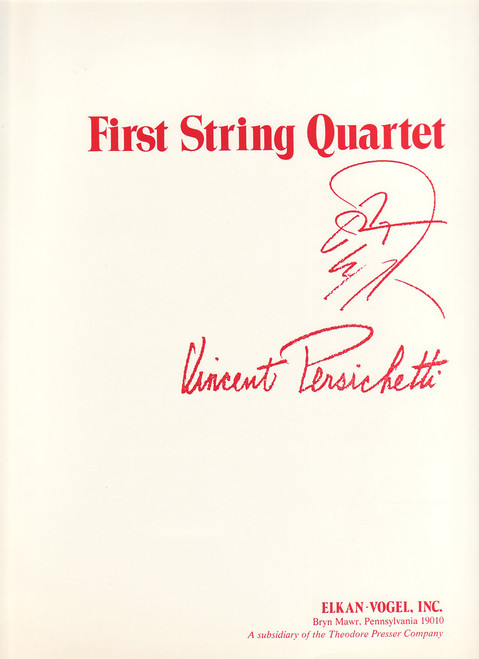 Persichetti, First String Quartet [CF:164-00135]