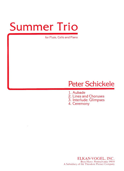 Schickele, Summer Trio [CF:164-00147]