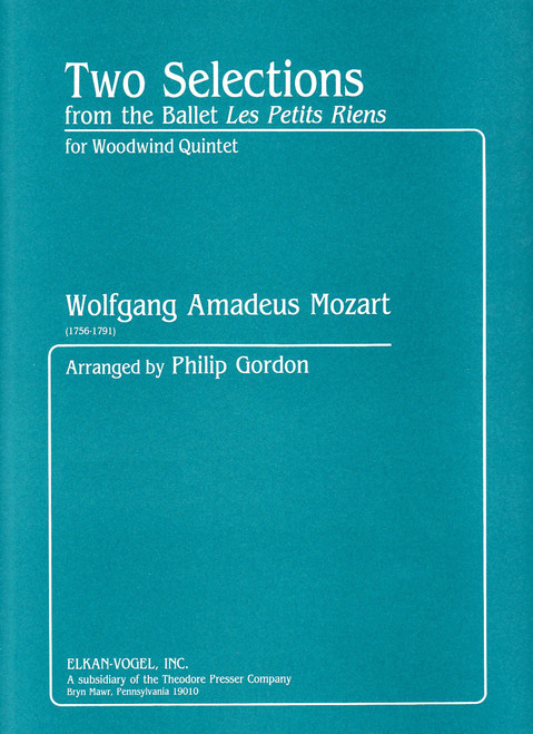 Mozart, Two Selections From The Ballet Les Petits Riens [CF:164-00165]