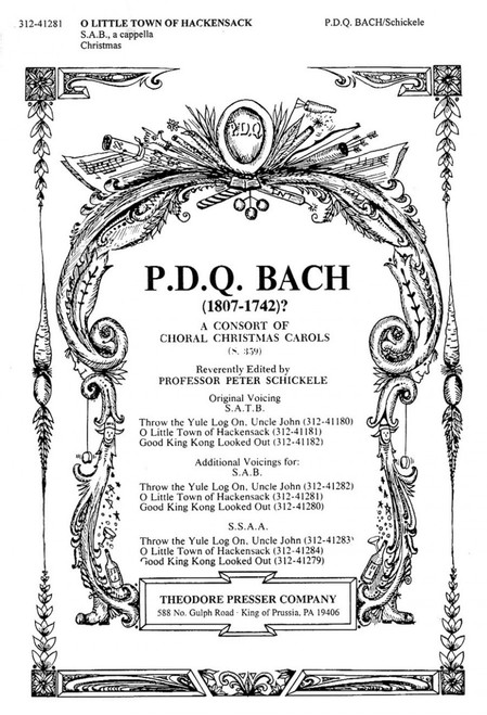 Bach, P.D.Q. - O Little Town Of Hackensack [CF:312-41281]