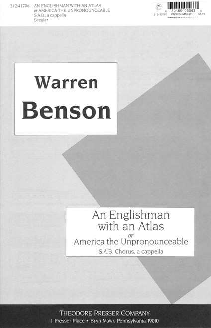 Benson, An Englishman With An Atlas Or America The Unpronounceable [CF:312-41706]