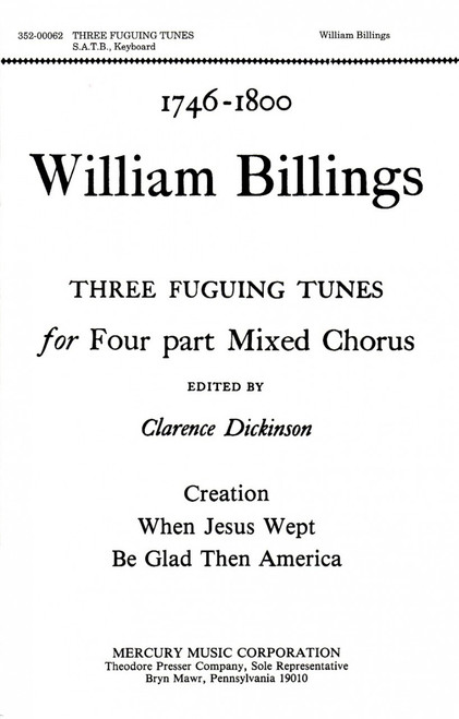Billings, Three Fuguing Tunes [CF:352-00062]