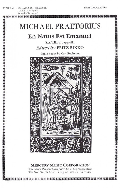 Praetorius, En Natus Est Emanuel [CF:352-00160]