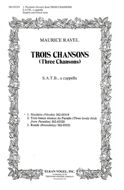 Ravel, Trois Chansons [CF:362-03319]