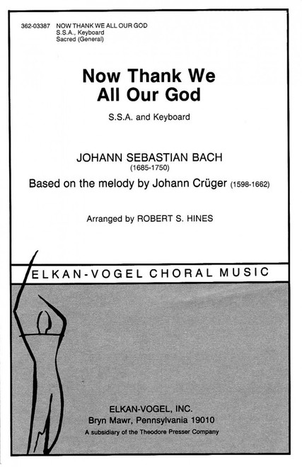Bach, J.S. - Now Thank We All Our God [CF:362-03387]