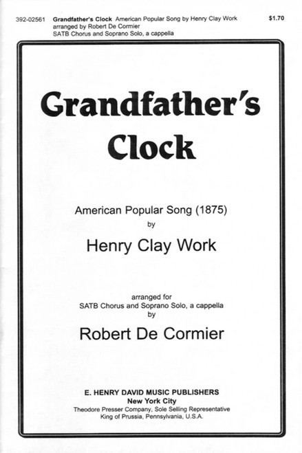 Grandfather'S Clock Satb [CF:392-02561]