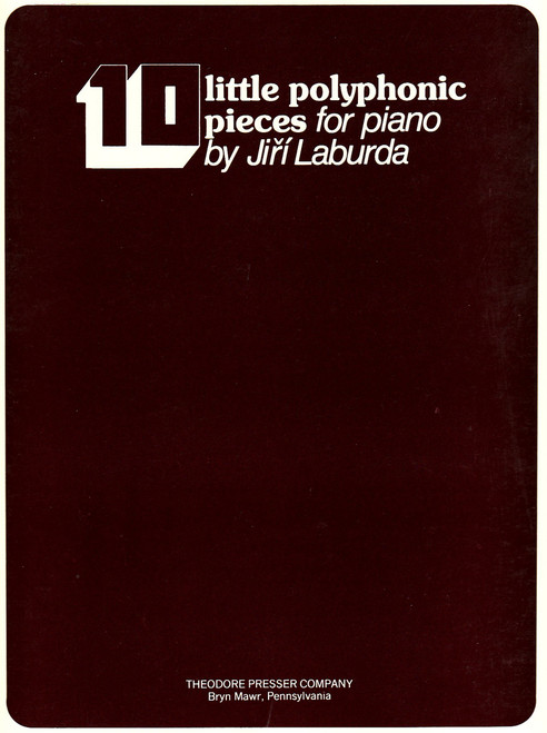 Laburda, 10 Little Polyphonic Pieces For Piano [CF:410-41229]