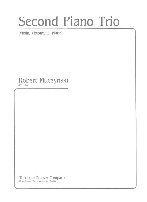 Muczynski, Second Piano Trio [CF:410-41243]