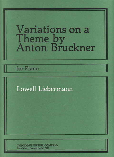 Liebermann, Variations On A Theme By Anton Bruckner [CF:410-41275]