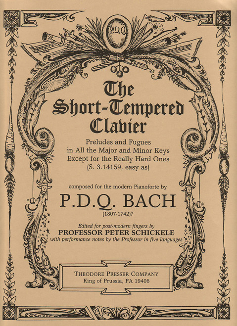 Bach, P.D.Q. - The Short-Tempered Clavier [CF:410-41313]