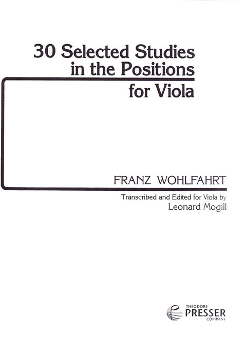 Wohlfahrt, 30 Selected Studies [CF:414-41114]