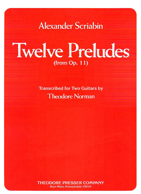 Scriabin, Twelve Preludes [CF:414-41136]