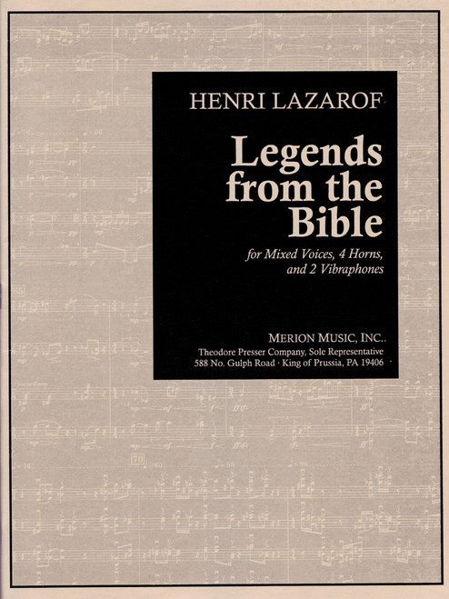 Lazarof, Legends From The Bible [CF:446-41151]