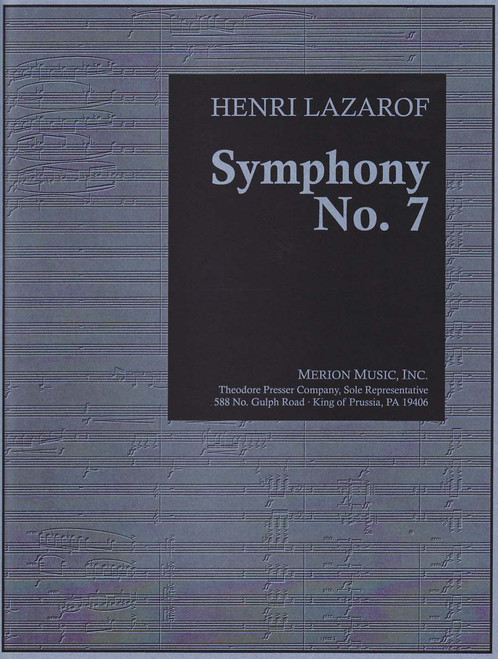 Lazarof, Symphony No. 7 [CF:446-41160]