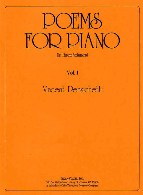 Persichetti, Poems For Piano (In Three Volumes) [CF:460-00024]